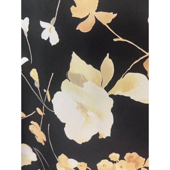 Vintage Floral Tank Mini S Black Retro Classic Chic Preppy Y2K Neutral HOCO 80s - Picture 4 of 10